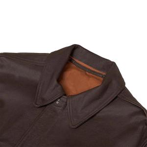Veste universitaire en cuir personnalisée pour Streetwear Veste de mode en cuir pour hommes haut de gamme - Product Image 3