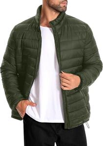 Chaqueta Acolchada con Capucha para Hombre, Moderna, con Bolsillo Delantero, Impermeable, Cortavientos, Ecológica y Transpirable para Invierno - Product Image 3