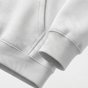 Sweat-shirt unisexe en coton surdimensionné, imprimé et brodé sur mesure, uni, avec poche kangourou, écologique, confortable pour le quotidien - Product Image 6