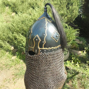 Casque d'enterrement noir de qualité supérieure, cadeau de casque artisanal pour Cosplayer | Décoration intérieure par Edge Knives - Product Image 6