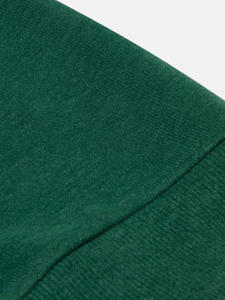 Sudadera informal atlética de manga larga con media cremallera de lana para hombre, Jersey cálido con logotipo personalizado de algodón 100%, ropa de calle transpirable de invierno - Product Image 5