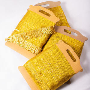 Borlas de flecos de lingotes de oro, flecos de oro, flecos de alambre de lingotes de oro - Product Image 4