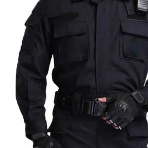 Precio de fábrica personalizado, uniforme de guardia de seguridad Unisex, ropa de trabajo, diseño de Color personalizado, poliéster/algodón, personal de guardia de alta calidad - Product Image 4