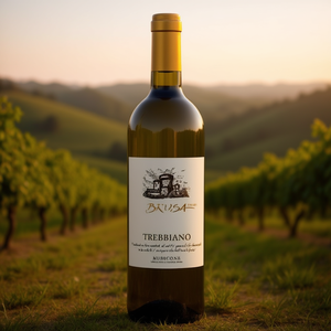 "Authentic Italian Trebbiano Rubicone IGT White <b>Wine</b> 750ml Crisp 6 Bottles Per Box" - Product Image 3