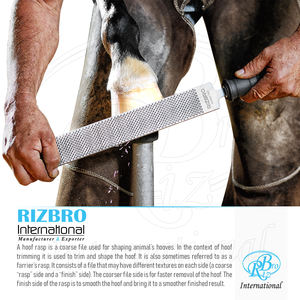 Escofina de pezuña con espiga de doble cara/Herramienta de recorte de pezuña equina reutilizable para herramienta de herrador de pezuña de caballo - Product Image 6