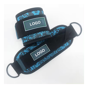 Good Quality Custom Logo Gym Cable Machine <b>Work</b> Out <b>Belt</b> Neoprene Material Ankle Straps Durable Adjustable Non-Slip Hot Sale - Product Image 6