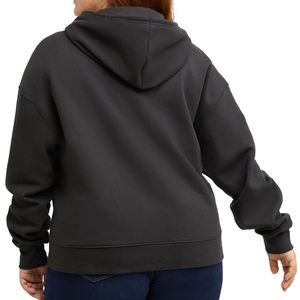 เสื้อฮู้ดดี้โอเวอร์ไซส์สำหรับผู้หญิงและผู้ชาย ผ้าฟลีซ 240 กรัม/320 กรัม/440 กรัม สำหรับฤดูใบไม้ร่วงและฤดูหนาว ระบายอากาศได้ดี เสื้อสเวตเชิ้ตทรงหลวม สีพื้น ด้านหน้าแบบเรียบ สามารถสั่งทำได้ - Product Image 2