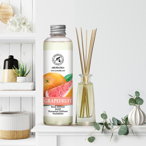 Aromatika Natural Grapefruit Aroma <b>Diffuser</b> <b>Refill</b> Liquid 200ml Long Lasting Room Fragrance <b>Reed</b> <b>Diffuser</b> Oil - Product Image 4