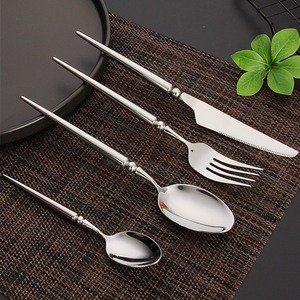 Juego de cubiertos de acero inoxidable Premium más vendidos Cubiertos de comedor para el hogar elegantes de lujo Durable y gran oferta para fiestas - Product Image 6