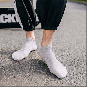 Calcetines deportivos de compresión unisex personalizados para hombre tobillo algodón diseñador de alta calidad con logotipo personalizado - Product Image 2