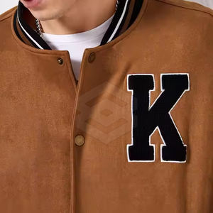 Chaqueta con letras personalizada Diseño único Chaqueta con letras de gran calidad para hombres en tamaño adulto - Product Image 5