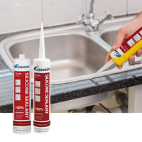 Excellent mastic silicone neutre GP pour intérieur et extérieur, fenêtres et portes, RTV pour l'étanchéité, colle adhésive 300ML pour salle de bain, emballage individuel