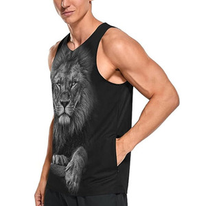 Débardeurs de gymnastique pour hommes de qualité supérieure respirant et léger entraînement sport vêtements de fitness coton vêtements pour hommes grande taille débardeurs - Product Image 5