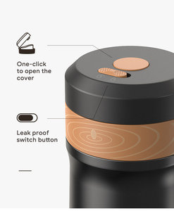 Bouteille isotherme portable de luxe en acier inoxydable de 320 ml, cafetière à piston <span class=keywords><strong>thermos</strong></span> <span class=keywords><strong>avec</strong></span> <span class=keywords><strong>filtre</strong></span> unique pour voyage - Product Image 2
