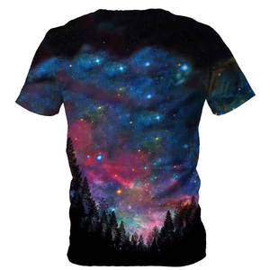 เสื้อยืดโพลีเอสเตอร์100% พิมพ์ลาย3D แบบระเหิดทั้งหมดพิมพ์ลายดิจิตอลปรับแต่งได้สำหรับผู้ชายผู้หญิงผ้าถักแบบเบาและระบายอากาศได้ - Product Image 2