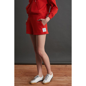 ETHIQUET DANIXA Mini-short pour femme en 3 fils avec intérieur brossé et détail d'étiquette ornée - Product Image 2