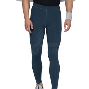 เลกกิ้งเล่นฟิตเนสทำจากโพลีเอสเตอร์สแปนเด็กซ์สำหรับผู้ใหญ่กางเกงรัดรูปว่างเปล่าสำหรับเล่นยิมของผู้ชาย2025 - Product Image 2