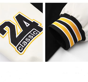 Chaqueta universitaria de lana de talla grande al por mayor de OEM personalizada para invierno 100% chaqueta universitaria de béisbol para hombre a la venta transpirable - Product Image 6