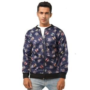 แจ็กเก็ตบอมเบอร์สำหรับผู้ชายผู้หญิงพิมพ์ลายเต็มตัวสไตล์สตรีทแวร์น้ำหนักเบา - Product Image 1