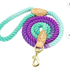 ชุดสายจูงสุนัขเชือกคอตตอนสำหรับงานหนักเชือกคอตตอนทำมือปรับสีได้อย่างสบายเป็นพิเศษ - Product Image 1