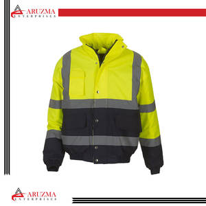 Veste de sécurité réfléchissante imperméable, 1 pièce, blouson de sécurité ignifuge, vêtements de travail, veste de sécurité - Product Image 2