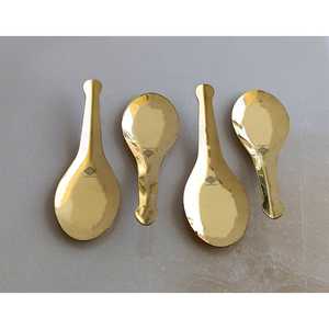 Cuchara de latón y oro para especias, para almacenar condimentos y especias, herramienta duradera para caja de especias doméstica - Product Image 1