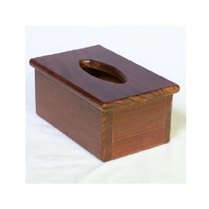 Porte-mouchoirs en bois de manguier élégant et haut de gamme avec incrustations en laiton pour vos accessoires de bureau, supports décoratifs pour la maison - Product Image 3