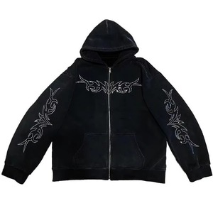 Fabricant pakistanais de sweats à capuche unisexes brodés avec des strass, en tissu polaire, vente en gros en stock - Product Image 3