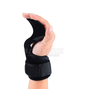 Nw Llegada Ganchos Heavy Duty y Gym Muñequera Levantamiento de pesas Agarre Gancho Fitness Muñequeras Barra de mano - Product Image 6