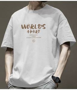 Meilleure vente 100% coton T-shirt pour hommes Jersey solide Style décontracté col rond Logo personnalisé conception T-shirt tricoté de coupe surdimensionnée - Product Image 6