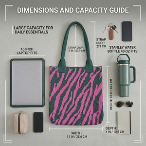 Bolso Tote Impermeable de Gran Capacidad, Tejido Premium, con Logotipo Personalizado, Estampado Animal, para Mujer, para Viaje - Product Image 4