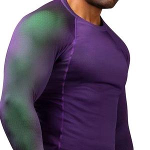 เสื้อรัดรูปสำหรับผู้ชายเสื้อแรชการ์ดแบบระเหิดสำหรับผู้ชายเสื้อแรชการ์ดแบบยาวพิมพ์ลายสินค้ามาใหม่2025 - Product Image 3