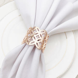 Los anillos de servilleta de lujo más vendidos brindan un aspecto profesional y de calidad de restaurante a las mesas de comedor del hogar. - Product Image 5