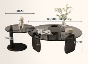 Mesa de Comedor Moderna y Lujosa para Apartamentos Pequeños, Patas de Metal y Madera Maciza, Diseño Creativo y Sencillo para Comedor y Sala de Estar - Product Image 4