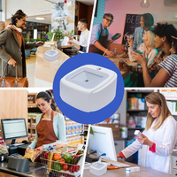 Escáner de Códigos de Barras 1D 2D FUWEI PCSC con Escaneo de Alta Velocidad de Megapíxeles y Lector NFC, Adecuado para Comercio Minorista Médico A820