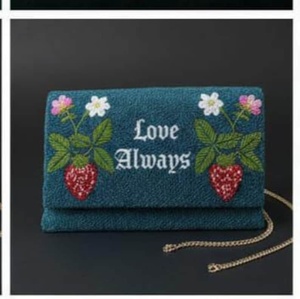 Bolso de hombro con cuentas de flores Bolso de tulipán con cuentas Bolso floral, Bolso bohemio chic, Bolso de hombro de primavera, Monedero con cuentas, Bolso hecho a mano - Product Image 2