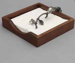 ที่ใส่กระดาษทิชชูคุณภาพสูง ดีไซน์ตามสั่ง ที่ใส่กระดาษเช็ดปากไม้ สำหรับร้านอาหารและงานแต่งงาน ผู้จัดจำหน่ายจากอินเดีย - Product Image 4