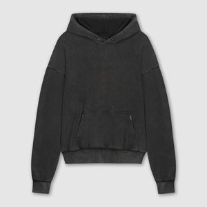 Fabricantes de sudaderas con capucha de algodón para hombres, sudaderas con capucha lavadas con ácido, jersey de gran tamaño, sudaderas con capucha para hombres - Product Image 2