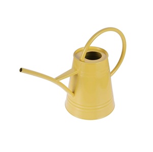 Bidon d'eau jaune en métal fait à la main forme ronde Bidon d'eau galvanisé décoratif qualité supérieure fait à la main meilleur arrosoir - Product Image 3