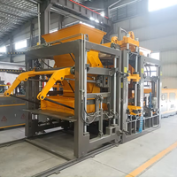 Ligne de production automatique de blocs ZCJK, respectueuse de l'environnement et de haute qualité, capable de produire des blocs pleins et creux. QTY9-15