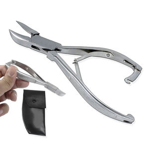 Instrumentos de Podología, cortaúñas de acero inoxidable de alta resistencia, cortaúñas, pinzas, apertura de mandíbula ancha para herramientas gruesas para el cuidado de las uñas - Product Image 1