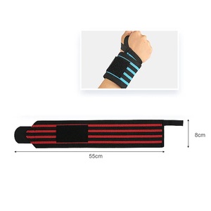 GAF Heavy Duty Fitness Haltérophilie Logo personnalisé Premium Vente en gros Haltérophilie Poignets multicolores Respirants Gym - Product Image 1