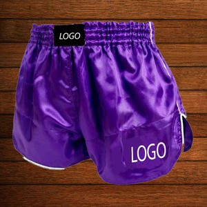 กางเกงมวยไทยเด็กขายดี คุณภาพสูง ผลิตจากโพลีเอสเตอร์/ไนลอน เอวกลาง ระบายอากาศได้ดี แห้งเร็ว เอวยืดหยุ่น - Product Image 3