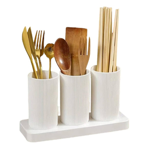 Ensemble de couverts de luxe en acier inoxydable ensemble de couverts pour cadeaux de mariage couronne poignée vaisselle avec boîte en bois - Product Image 4