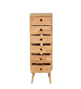 Modern Solid <b>Wood</b> Adjustable <b>Chest</b> Drawers-Handmade <b>Storage</b> for Living Room - Product Image 1