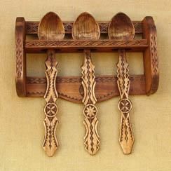 ช้อนไม้สำหรับทำอาหารช้อนไม้อะคาเซียสำหรับทำอาหารช้อนไม้ธรรมชาติแกะสลักโลโก้ตามสั่ง - Product Image 3