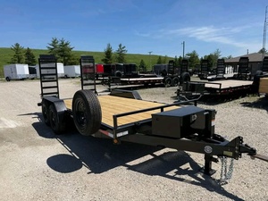Remorque de voiture robuste 7x20 à double essieu, remorque utilitaire à plateau pour le transport de véhicules - Product Image 5