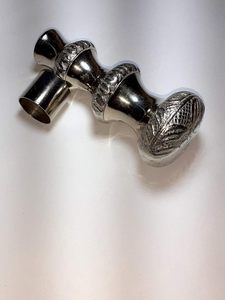 Bastón de Madera Victoriano Antiguo con Mango de Latón Pulido de Diseño, 11 cm - Product Image 4