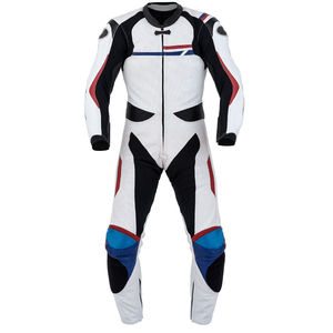 Combinaison de course de moto unisexe personnalisée en cuir de vachette perforé Combinaison de course imperméable Combinaison de moto protectrice 2025 - Product Image 4