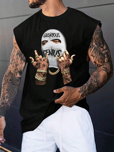 Custom Logo White Black Cotton <b>Men's</b> Workout Stringer Bodybuilding <b>Tank</b> <b>Top</b> Fitness Gym <b>Men's</b> <b>Tank</b> <b>Top</b> <b>Mens</b> - Product Image 5